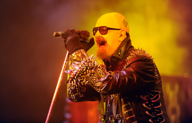 Zpěvák Rob Halford z Judas preist.