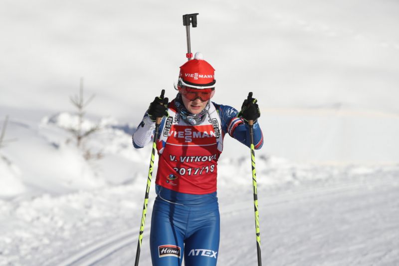 Česká reprezentantka Veronika Vítková. Česká reprezentantka Veronika Vítková.