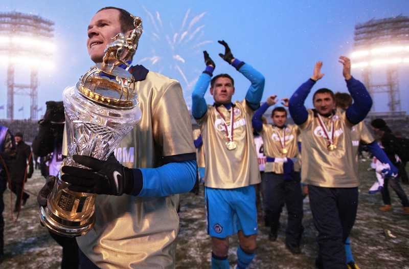Fanoušci ruského klubu Zenit Petrohrad (ilustrační foto).
