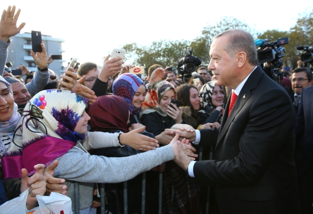 Prezident Erdogan s Turky v v Komotini.
