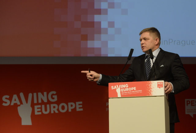 Předseda slovenské strany Směr-SD Robert Fico.