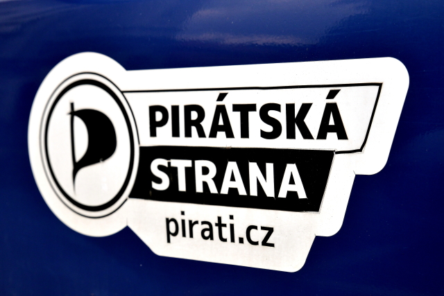 Pirátská strana, logo.