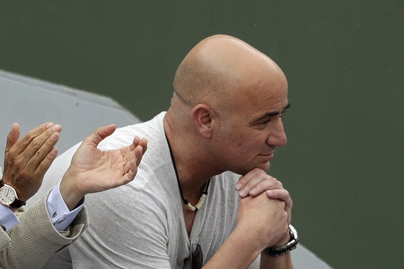 Bývalý tenista a současný trenér Novaka Djokoviče Andre Agassi (ilustrační foto).