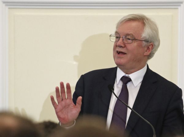 Britský ministr pro vyjednávání o vystoupení Británie z Evropské unie David Davis.