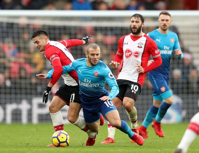 Arsenal se rozešel se Southamptonem smírně. Utkání skončilo remízou 0:0.