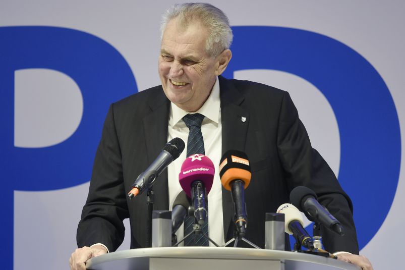 Prezident Miloš Zeman. Prezident Miloš Zeman.