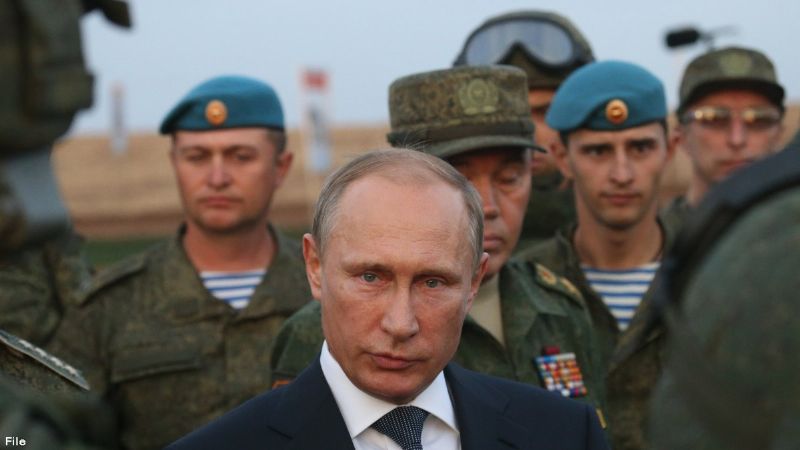 Ruský prezident Vladimír Putin při návštěvě Sýrie.