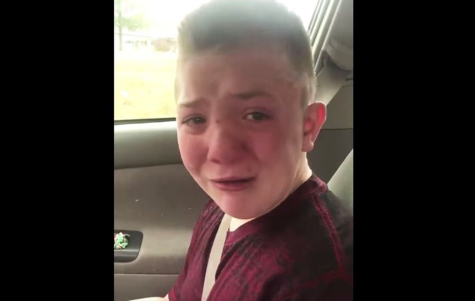 Oběť školní šikany Keaton Jones.
