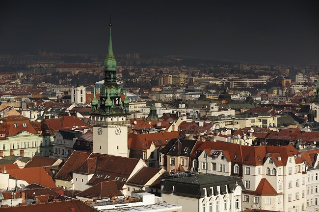Pohled na Brno.