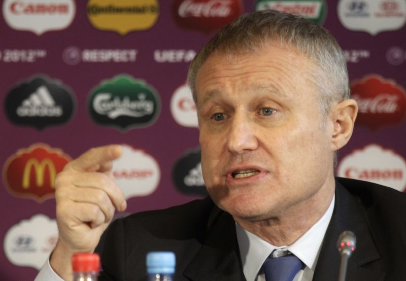 Místopředseda UEFA Hryhorij Surkis.