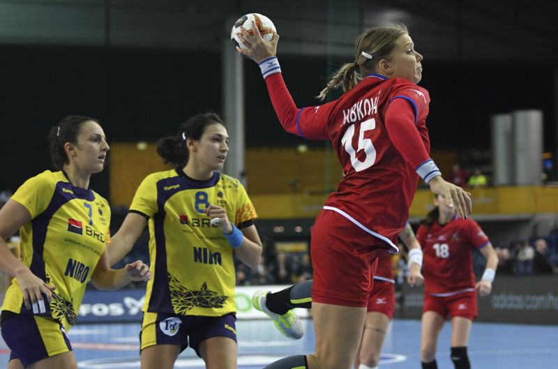 Házenkářka Michaela Hrbková. Házenkářka Michaela Hrbková.