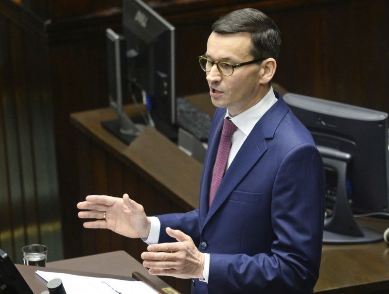 Nový premiér Mateusz Morawiecki.