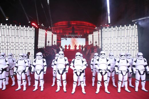 Evropská premiéra filmu Star Wars. Evropská premiéra filmu Star Wars.