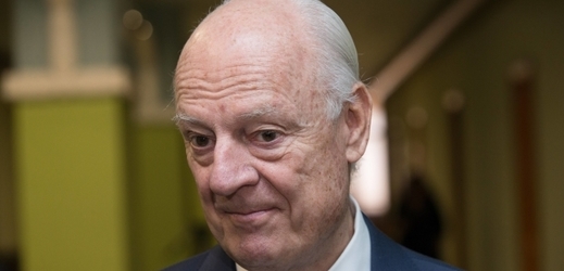 Zvláštní zmocněnec OSN pro Sýrii Staffan de Mistura. Zvláštní zmocněnec OSN pro Sýrii Staffan de Mistura.