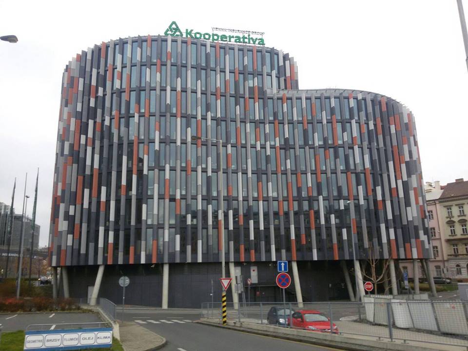 Kancelářská budova Main Point Kooperativa Vienna Insurance Group v pražském Karlíně.