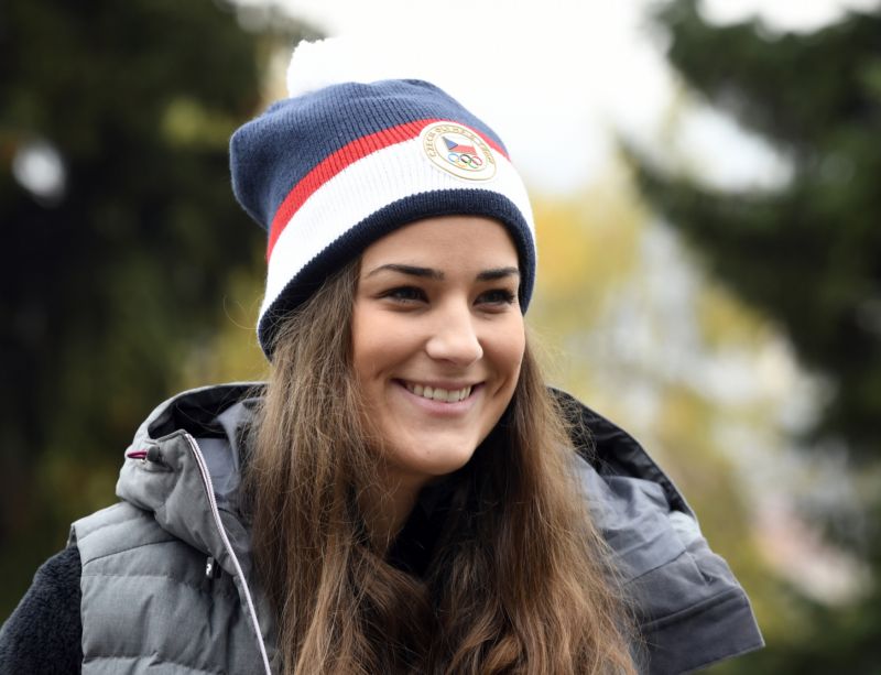 Česká skikrosařka Andrea Zemanová.
