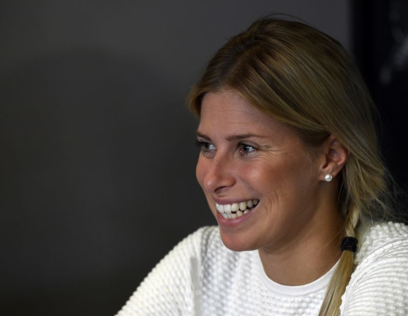 Česká tenistka Andrea Sestini Hlaváčková. Česká tenistka Andrea Sestini Hlaváčková.