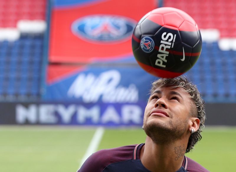 Fotbalista Neymar.