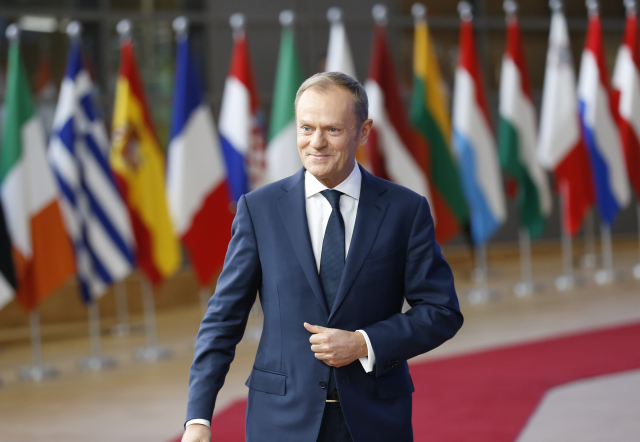 Předseda Evropské rady Donald Tusk. 