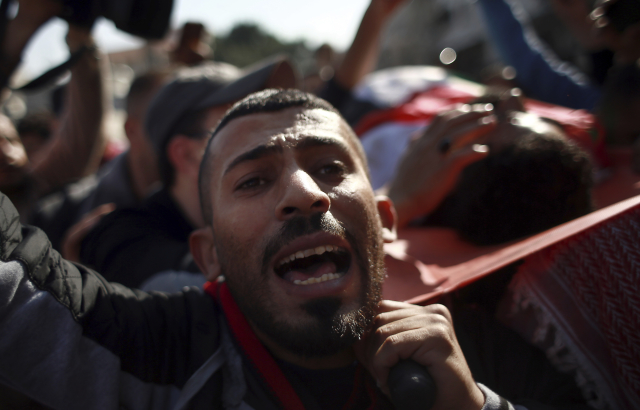Ibráhím abú Surajja se stal tváří palestinských protestů. 