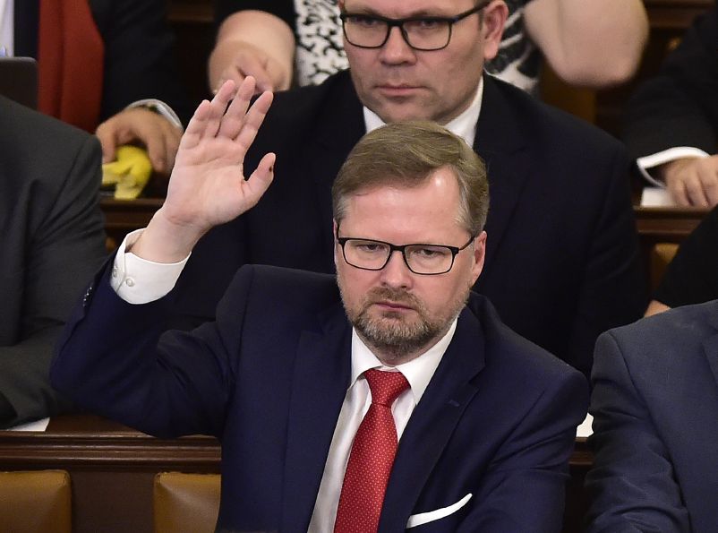 Předseda ODS Petr Fiala.