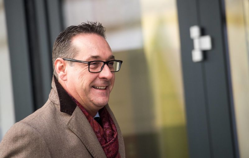 Předseda FPÖ Hans-Christian Strache.