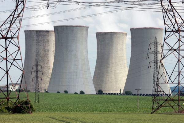 Jaderná elektrárna Dukovany.