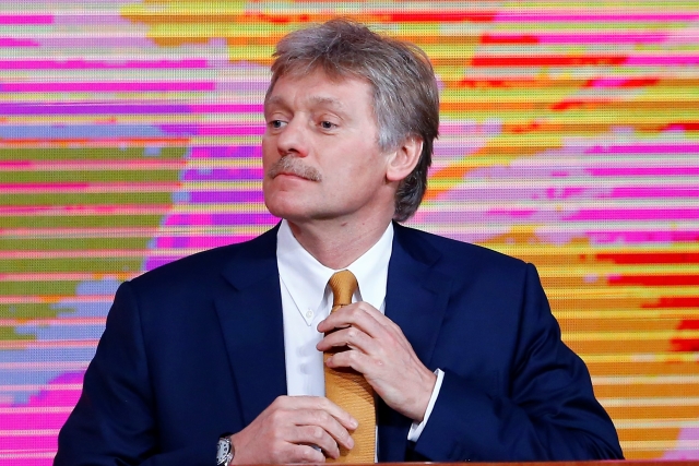 Mluvčí ruského prezidenta Dmitrij Peskov. Mluvčí ruského prezidenta Dmitrij Peskov.