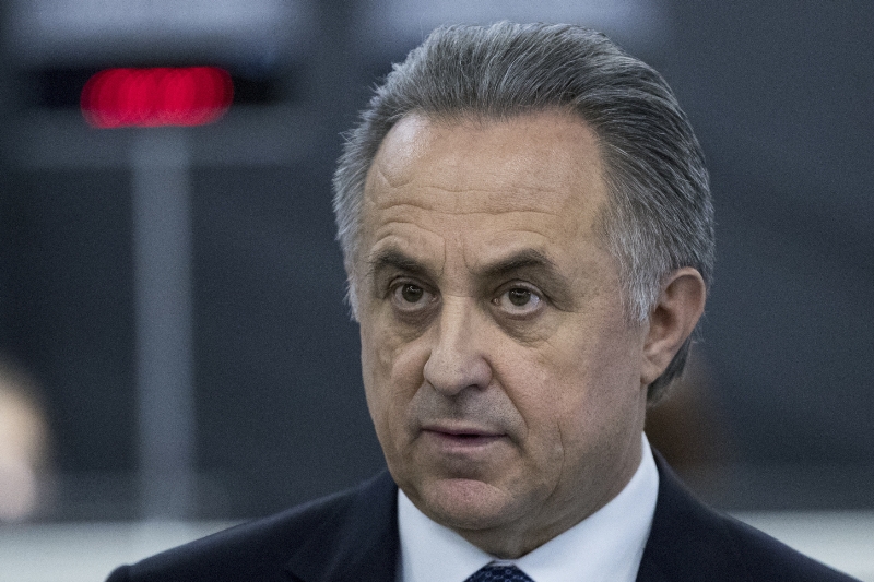 Bývalý ministr sportu a současný šéf ruského fotbalového svazu Vitalij Mutko. Bývalý ministr sportu a současný šéf ruského fotbalového svazu Vitalij Mutko.