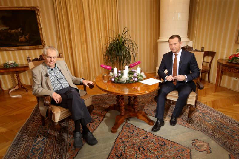 Miloš Zeman (vlevo) a Jaromír Soukup.