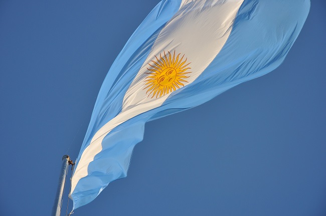 Argentinská vlajka. Argentinská vlajka.