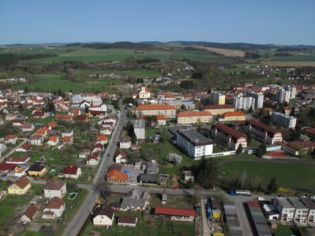 Blovice na jihu Plzeňska.