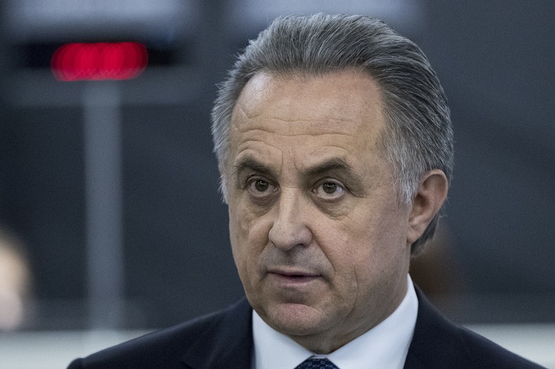 Bývalý předseda ruského fotbalu Vitalij Mutko. Bývalý předseda ruského fotbalu Vitalij Mutko.