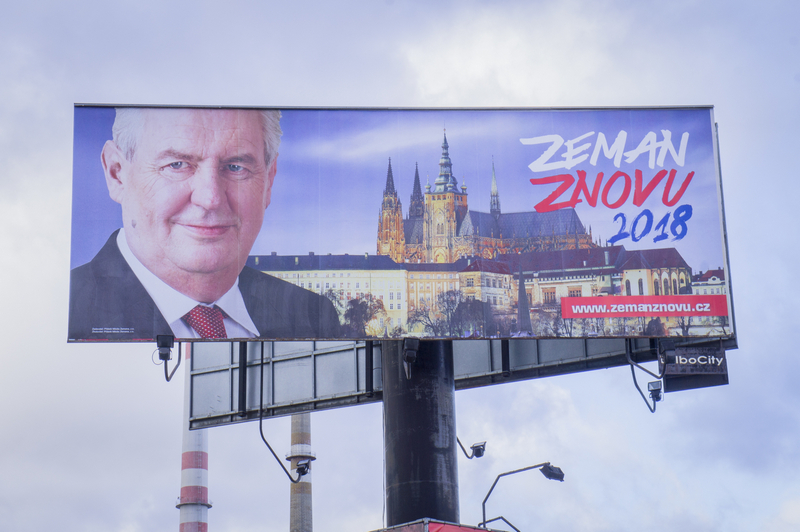Billboardy Miloše Zemana.