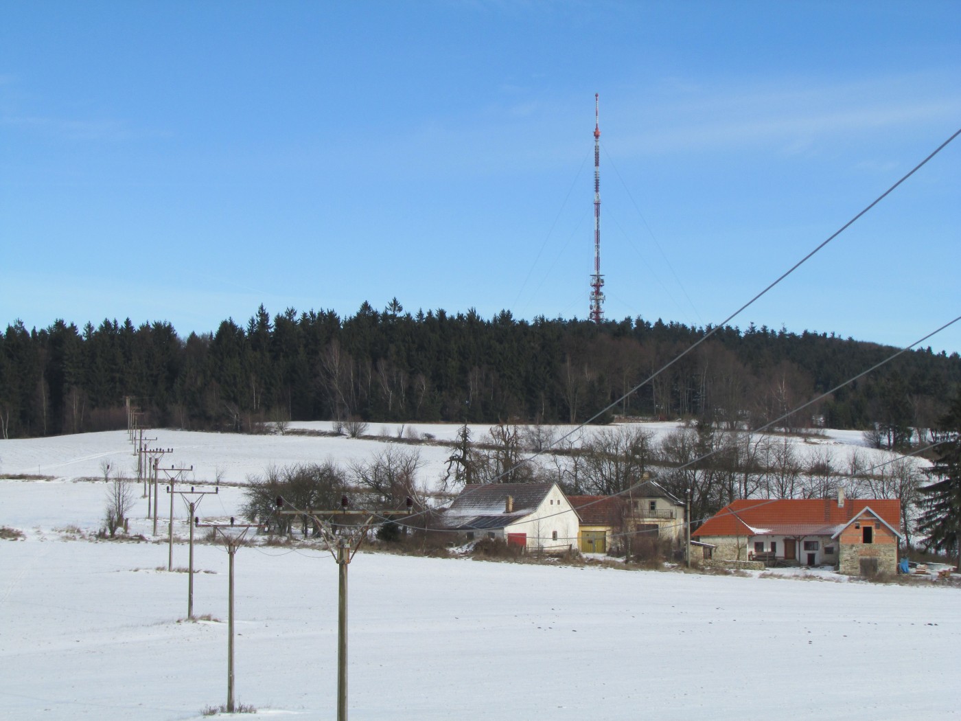 Nejvyšší vrchol Vysočiny, Javořice. Nejvyšší vrchol Vysočiny, Javořice.