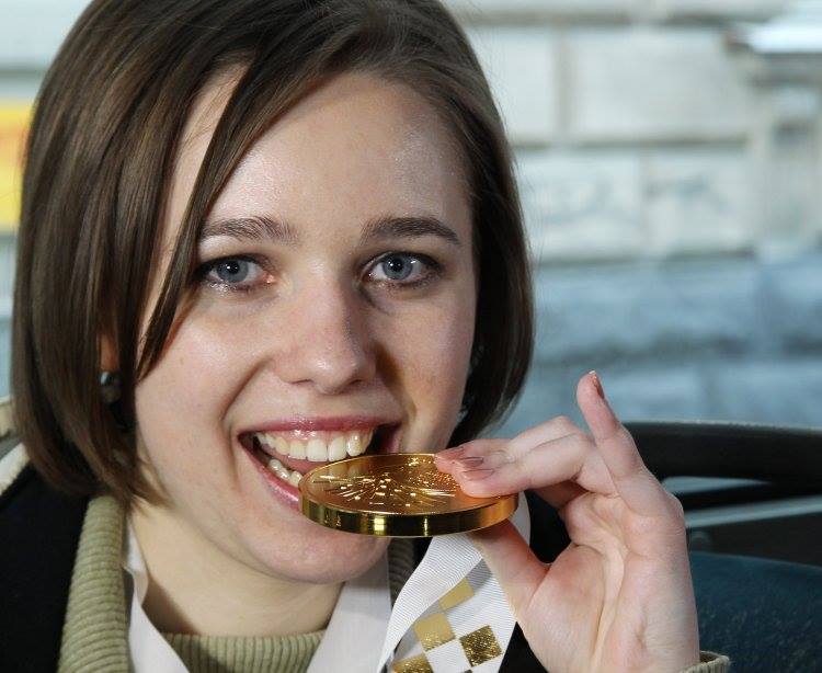 Ukrajinská šachistka Anna Muzychuková.