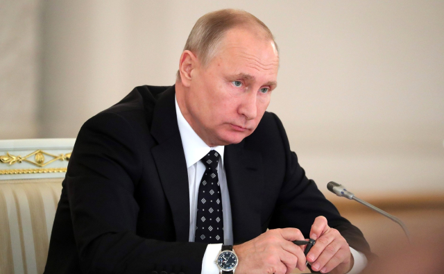 Ruský prezident V. Putin.