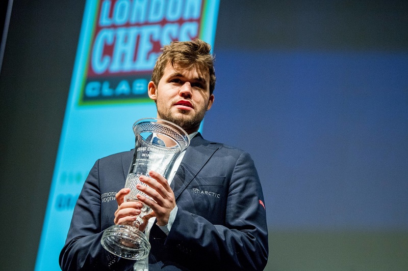 Nor Magnus Carlsen, světový šampion. Nor Magnus Carlsen, světový šampion.
