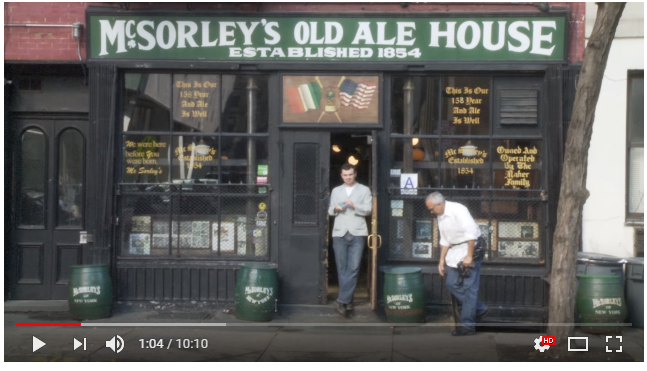 Newyorská hospoda McSorley's.