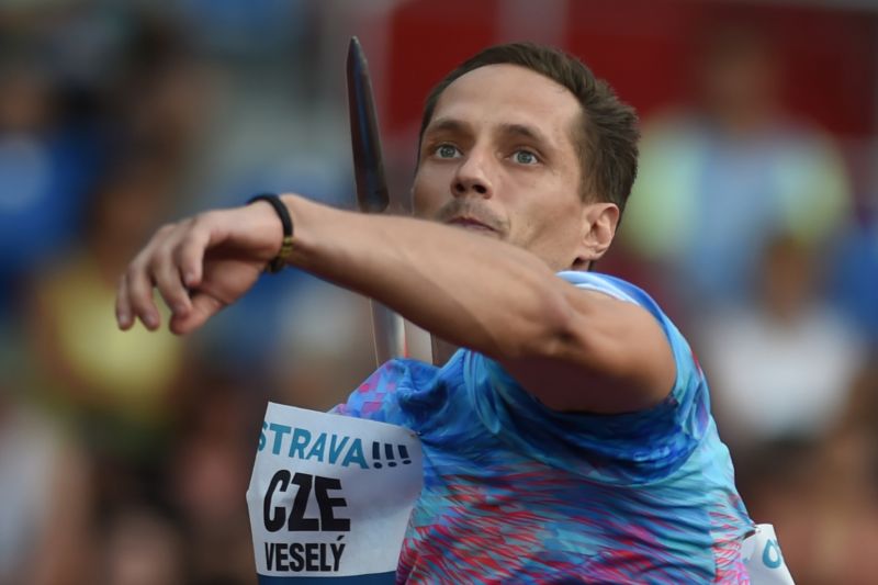 Český oštěpař Vítězslav Veselý. Český oštěpař Vítězslav Veselý.
