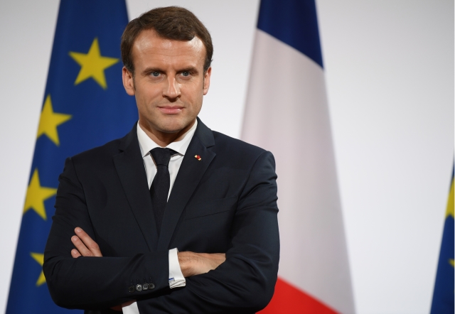 Francouzský prezident Emmanuel Macron. Francouzský prezident Emmanuel Macron.