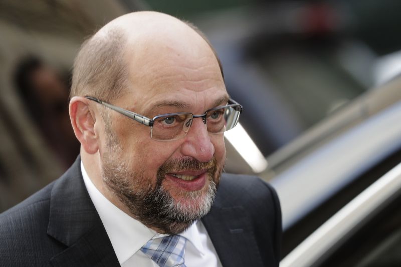 Šéf SPD Martin Schulz.