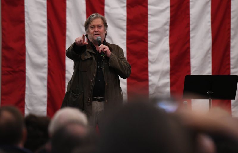 Bývalý hlavní stratég Bílého domu Steve Bannon. Bývalý hlavní stratég Bílého domu Steve Bannon.
