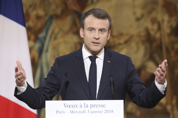 Francouzský prezident Emmanuel Macron.