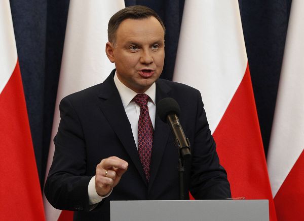 Polský prezident Andrzej Duda. Polský prezident Andrzej Duda.