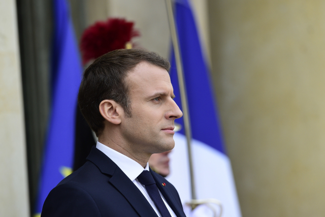 Francouzský prezident Emmanuel Macron. Francouzský prezident Emmanuel Macron.