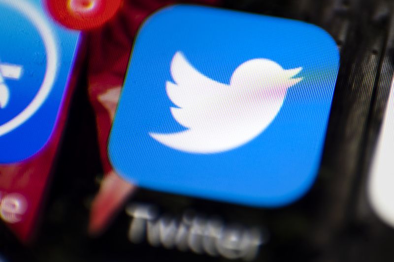 Twitter logo.