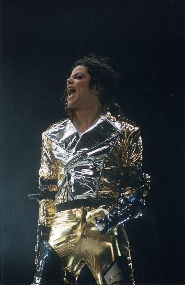 Zpěvák Michael Jackson.