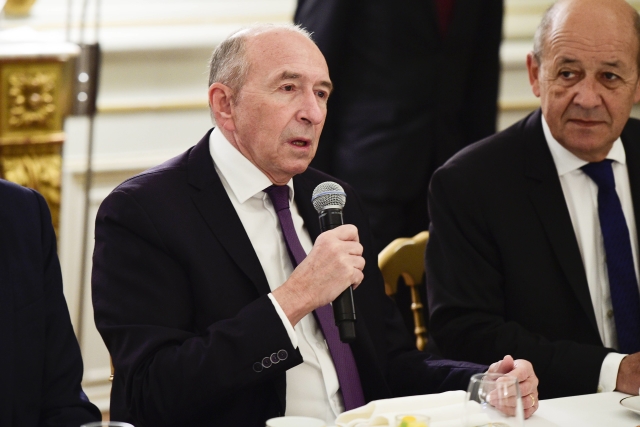 Francouzský ministr vnitra Gérard Collomb. Francouzský ministr vnitra Gérard Collomb.