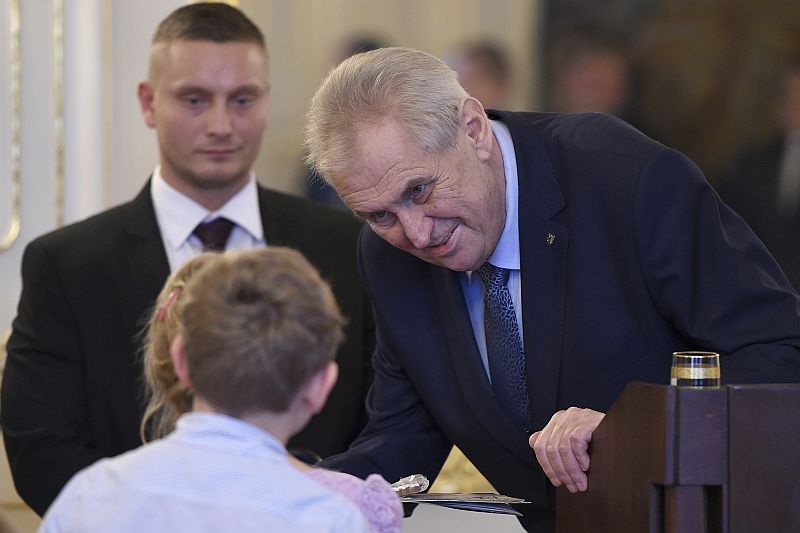 Prezident Miloš Zeman.